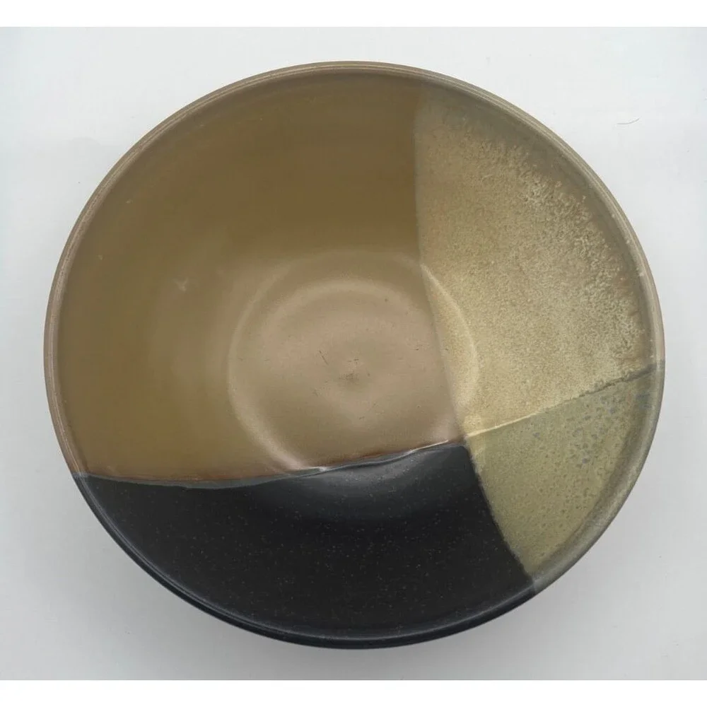 Sango Gold Dust Black 7.5” Cereal Soup Pasta Bowl #5022 Retired